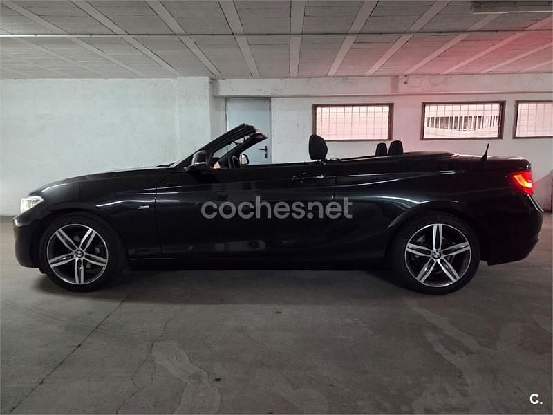 Negro Usado 2016 BMW 218 Descapotable | 19.500 € (Precio justo) - Imagen 1/4