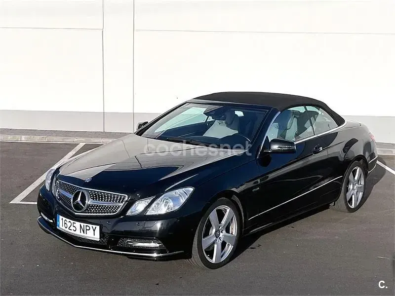 Usado Mercedes E250 Avantgarde 204 CV (150 kW) 2012 Negro Descapotable
