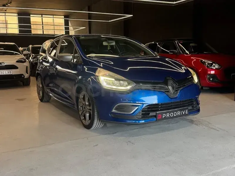 Usado Renault Clio IV GT 120 CV (88 kW) 2016 Azul Berlina