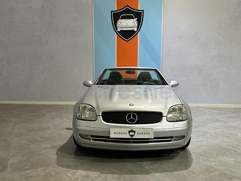 Usado Mercedes SLK200 136 CV (100 kW) 1997 Gris / plata Descapotable