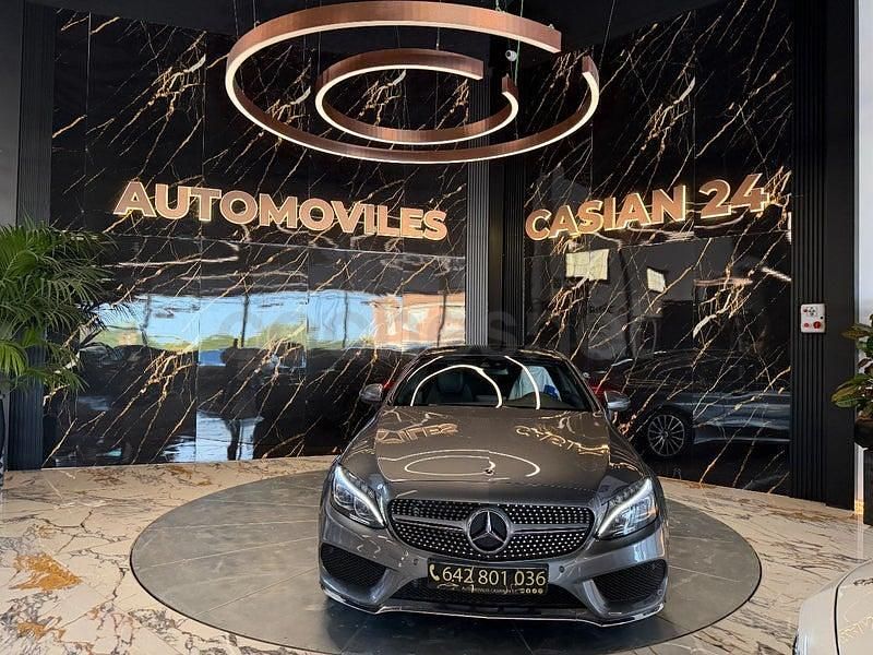 Usado Mercedes C300 245 CV (180 kW) 2017 Gris / plata Coupe