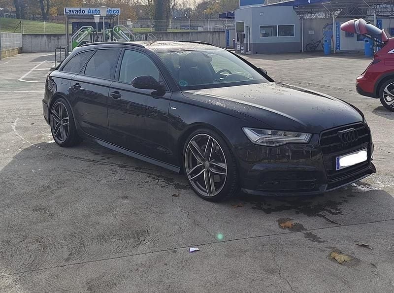 Negro Usado 2015 Audi A6 S-Line Familiar | 14.650 € (Super precio) - Imagen 1/4
