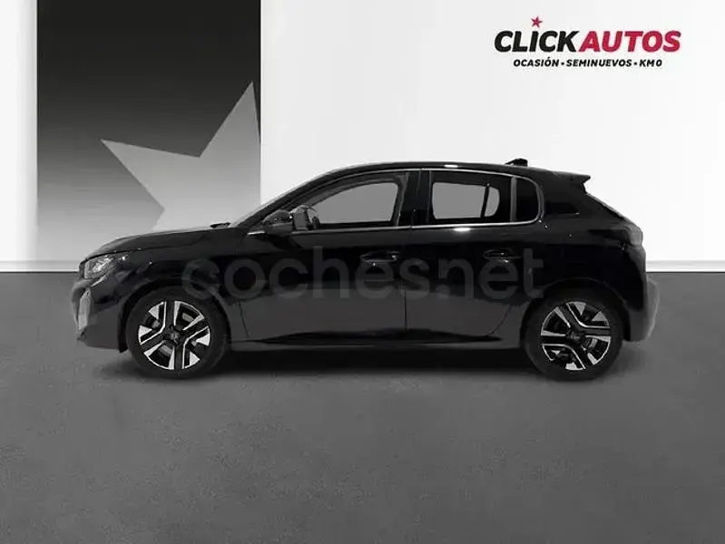 Usado Peugeot 208 Allure 100 CV (73 kW) 2025 Negro Utilitario