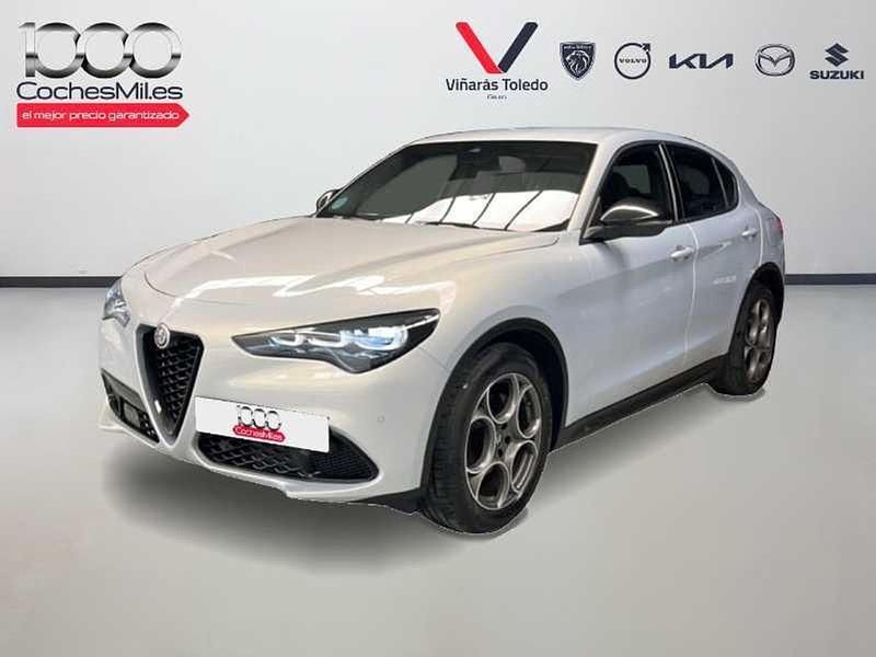 Gris Usado 2024 Alfa Romeo Stelvio Sprint SUV | 29.000 € (Super precio) - Imagen 1/4
