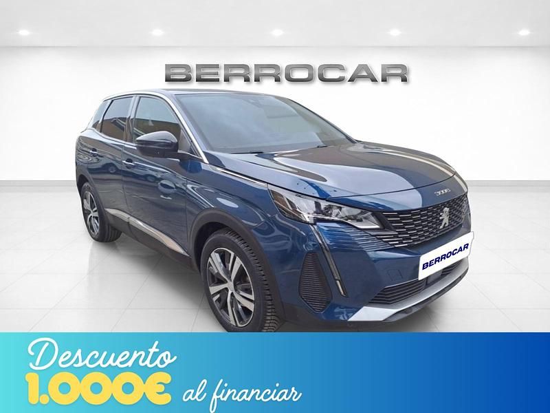 Usado Peugeot 3008 Allure 130 CV (95 kW) 2021 Azul SUV