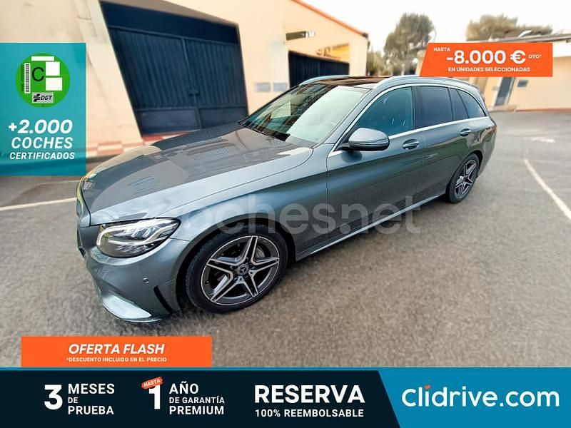 Gris / plata Usado 2019 Mercedes C220 Familiar | 26.490 € (Precio justo) - Imagen 1/3