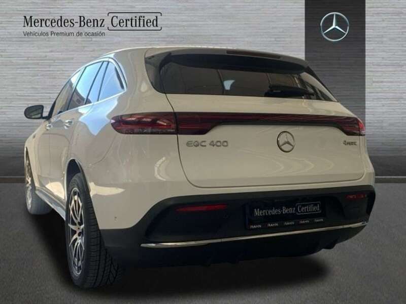 Usado Mercedes EQC400 AMG line 300 kW (408 CV) 2020 Blanco SUV