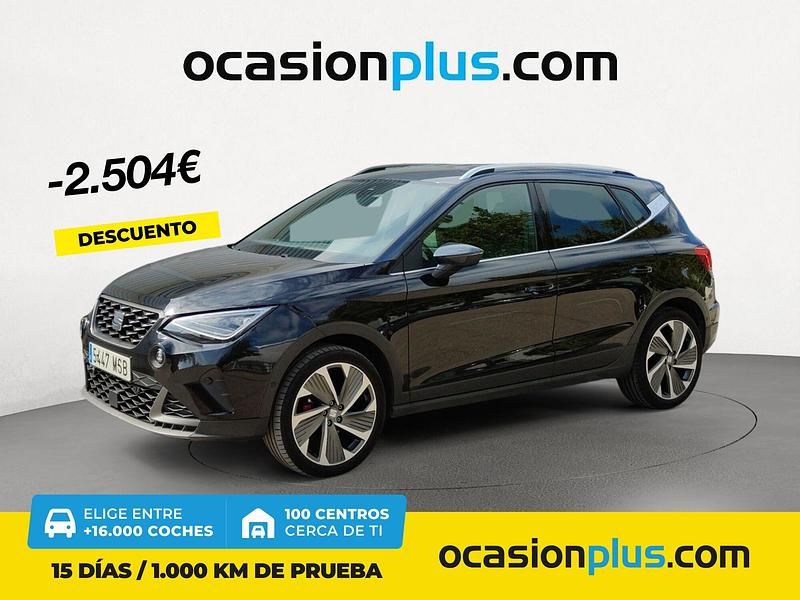 Negro Usado 2024 Seat Arona FR SUV | 21.390 € (Precio justo) - Imagen 1/4