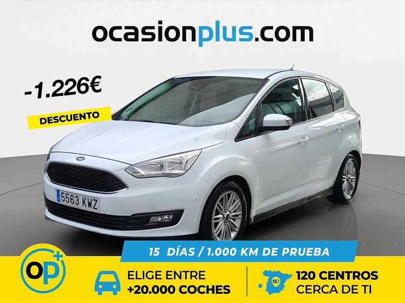 Blanco Usado 2019 Ford C-MAX Titanium Monovolumen | 13.490 € (Precio justo) - Imagen 1/4