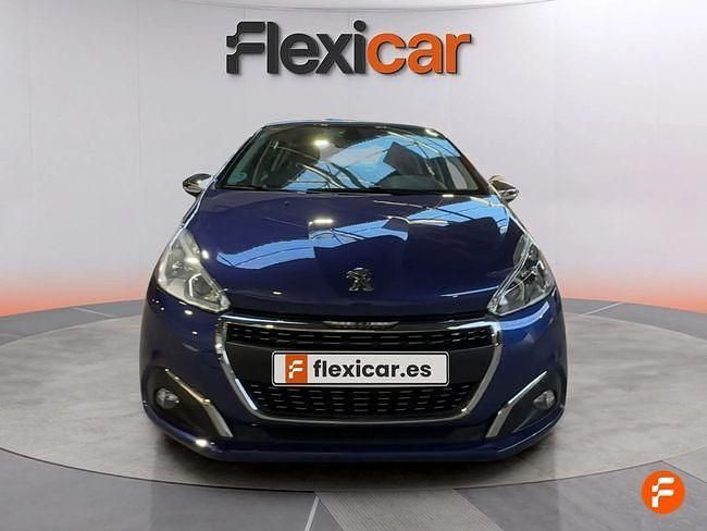 Usado Peugeot 208 Allure 110 CV (80 kW) 2018 Azul Utilitario