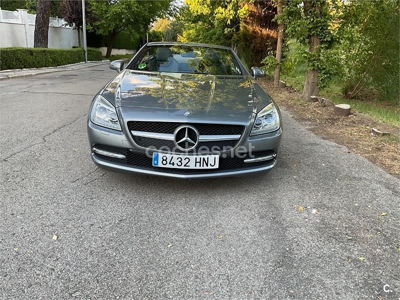 Gris / plata Usado 2012 Mercedes SLK250 Descapotable | 21.000 € (Precio justo) - Imagen 1/4