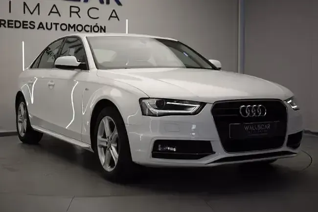 Usado Audi A4 S-Line 150 CV (110 kW) 2014 Blanco Berlina