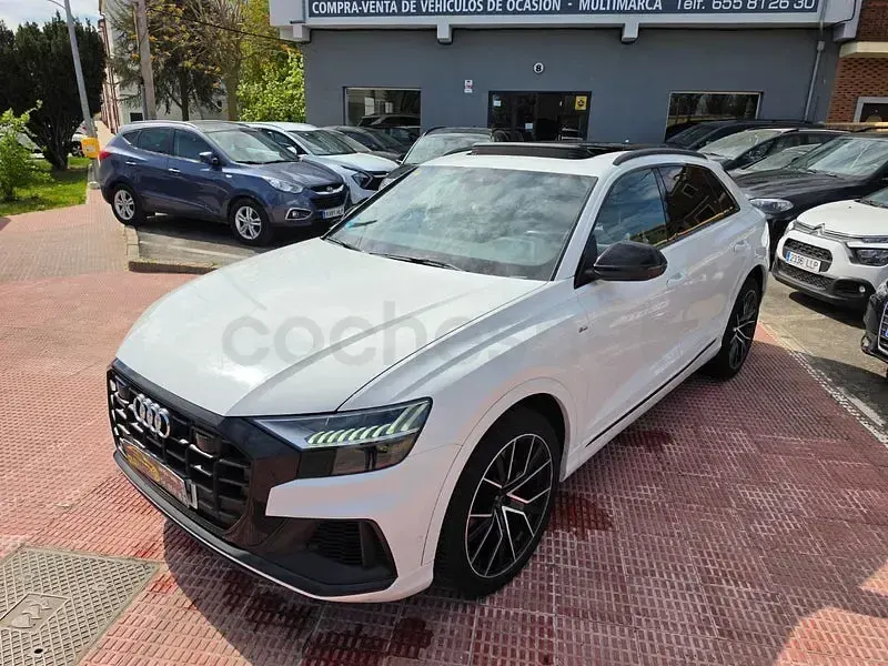 Usado Audi Q8 Premium 286 CV (210 kW) 2021 Blanco SUV