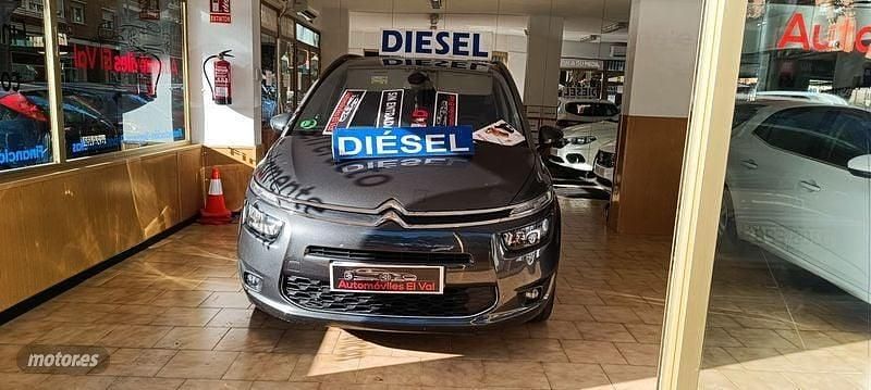 Gris Usado 2014 Citroën Grand C4 Picasso Intensive Monovolumen | 9490 € (Precio justo) - Imagen 1/4