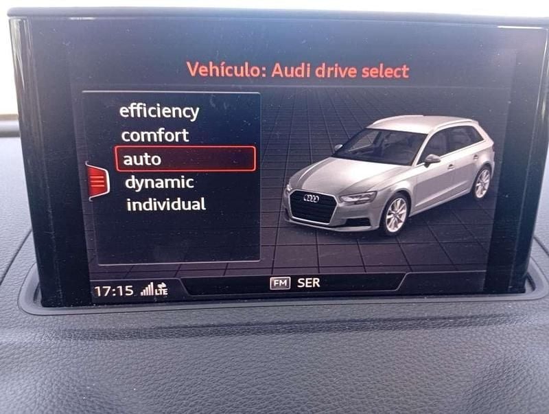 Usado Audi A3 Sportback S-Line 116 CV (85 kW) 2018 Negro Utilitario