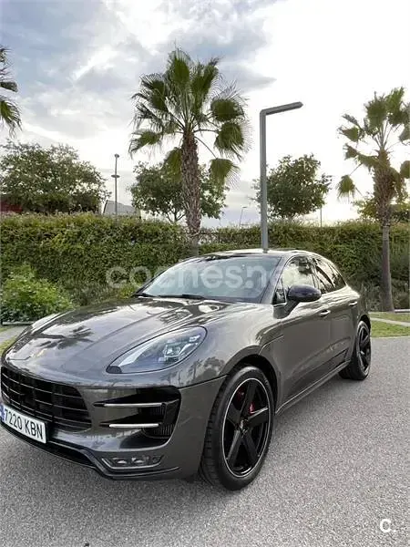 Usado Porsche Macan Turbo 400 CV (294 kW) 2016 Gris / plata SUV