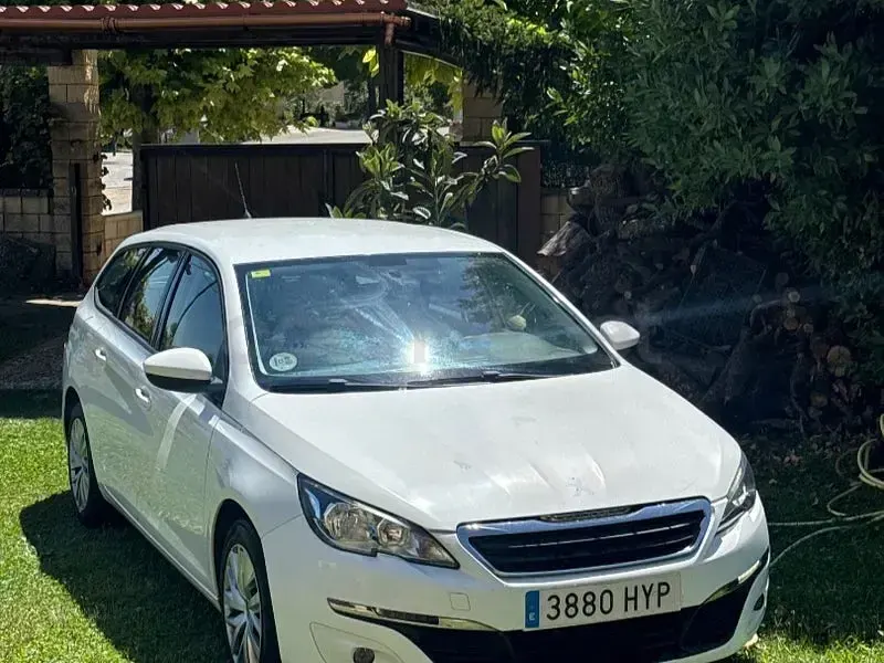 Usado Peugeot 308 SW Business-Line 120 CV (88 kW) 2015 Blanco Familiar