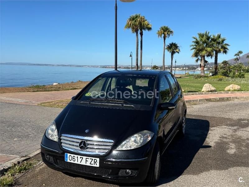 Negro Usado 2008 Mercedes A180 Elegance Monovolumen | 4300 € (Precio justo) - Imagen 1/4