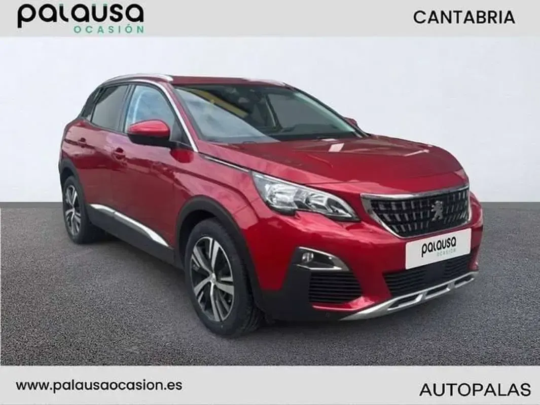 Usado Peugeot 3008 Allure 120 CV (88 kW) 2017 Rojo SUV