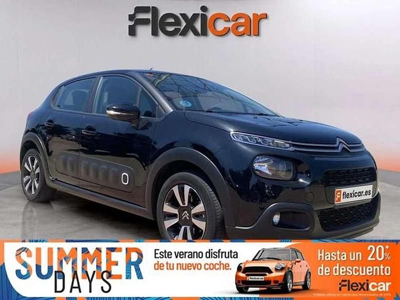 Negro Usado 2019 Citroën C3 Feel Utilitario | 11.490 € (Precio justo) - Imagen 1/4