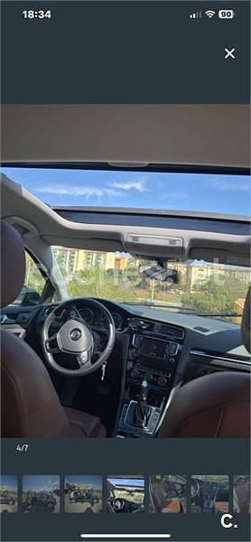 Usado VW Golf VII Sportline 105 CV (77 kW) 2013 Marrón Familiar