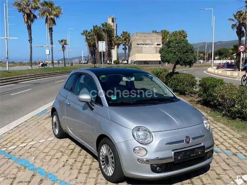 Gris / plata Usado 2008 Fiat 500 Lounge Berlina | 5990 € (Buen precio) - Imagen 1/4