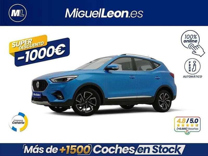 Azul Usado 2023 MG ZS Luxury SUV | 14.985 € (Precio justo) - Imagen 1/3