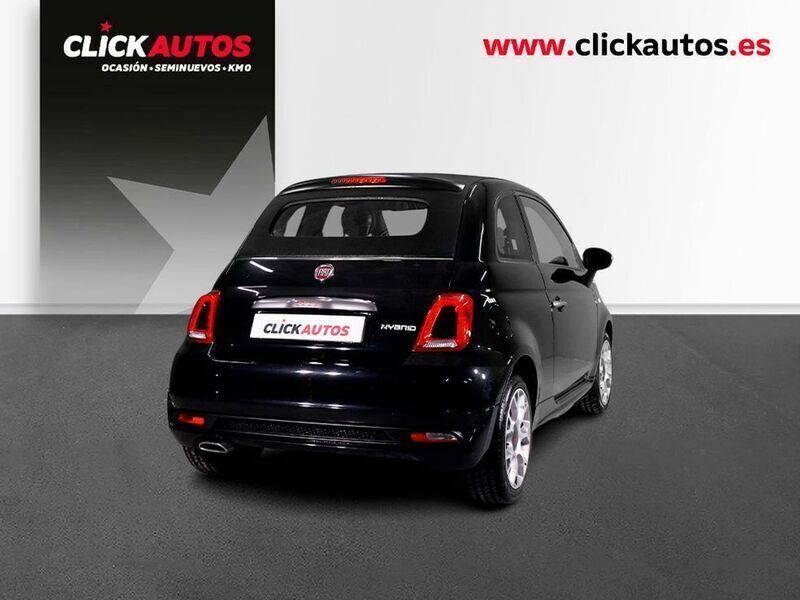 Usado Fiat 500 Sport 70 CV (51 kW) 2022 Negro Descapotable