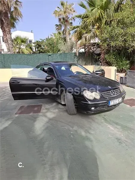 Occasion Mercedes CLK500 Elegance 306 PK (225 kW) 2002 Zwart Coupé