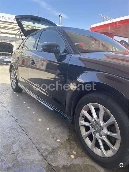 Usado Audi A3 S-Line 110 CV (80 kW) 2015 Negro Berlina
