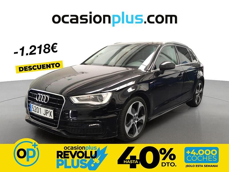 Usado Audi A3 S-Line 110 CV (80 kW) 2016 Negro