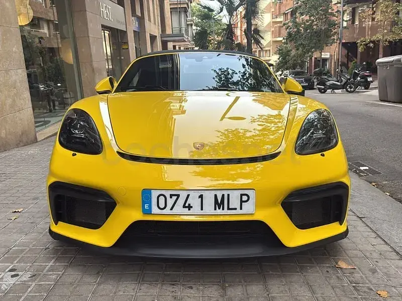Usado Porsche 718 Spyder 420 CV (308 kW) 2022 Amarillo Descapotable