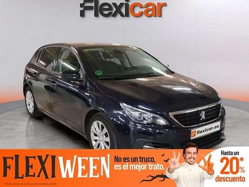 Azul Usado 2020 Peugeot 308 Allure Familiar | 10.190 € (Buen precio) - Imagen 1/4