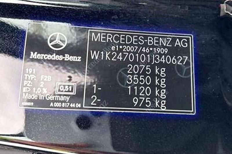 Usado Mercedes B180 116 CV (85 kW) 2021 Negro Monovolumen