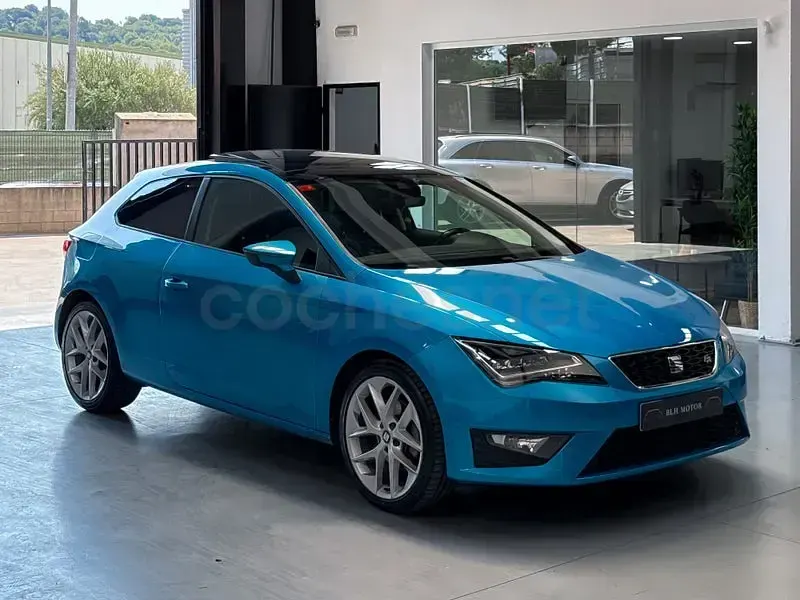 Usado Seat Leon FR 150 CV (110 kW) 2016 Azul Berlina