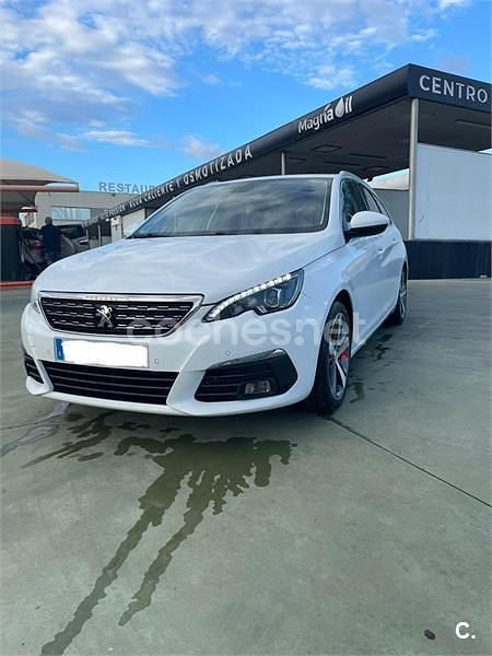 Blanco Usado 2019 Peugeot 308 Allure Familiar | 9250 € (Precio justo) - Imagen 1/4