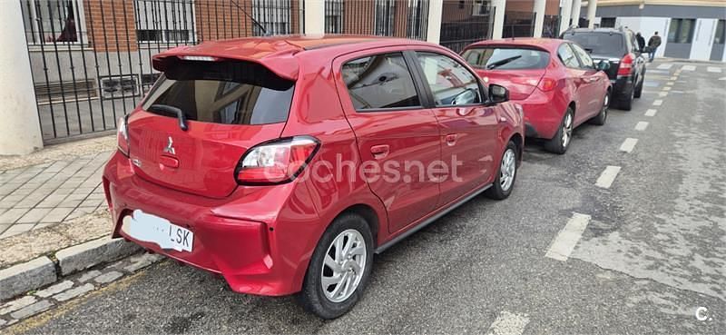 Usado Mitsubishi Space Star Motion 80 CV (58 kW) 2021 Rojo Utilitario