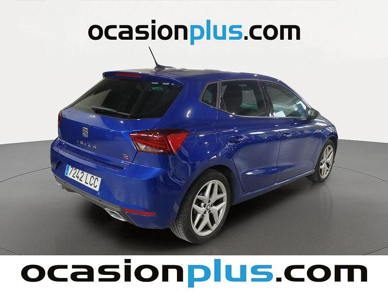 Usado Seat Ibiza FR 115 CV (84 kW) 2019 Azul Utilitario