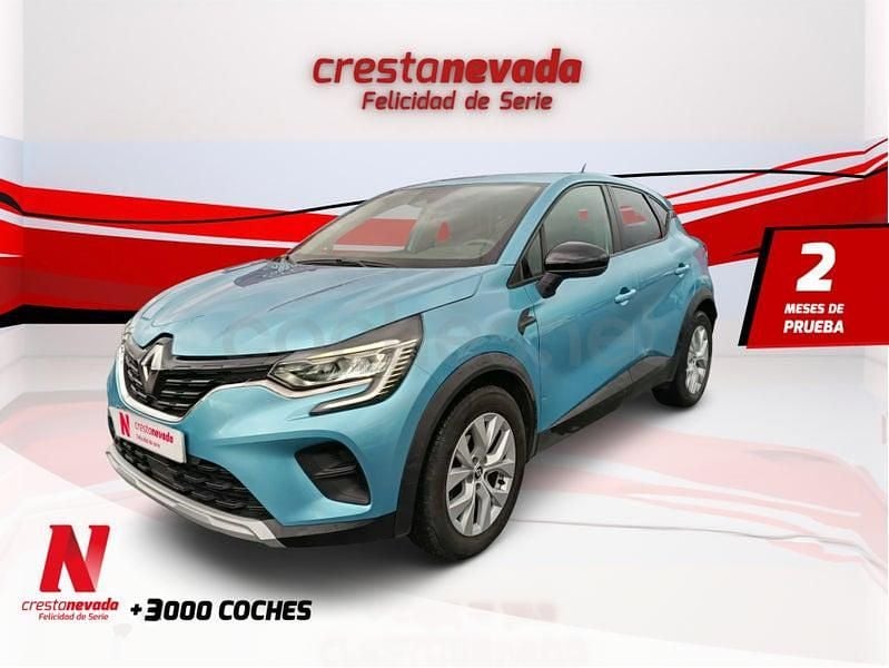 Usado Renault Captur Intens 90 CV (66 kW) 2021 Azul SUV
