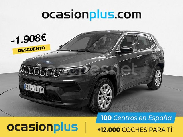 Gris / plata Usado 2022 Jeep Compass Longitude SUV | 20.990 € (Precio justo) - Imagen 1/4