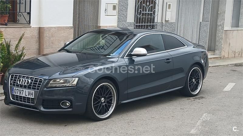 Usado Audi S5 354 CV (260 kW) 2009 Gris / plata Coupe
