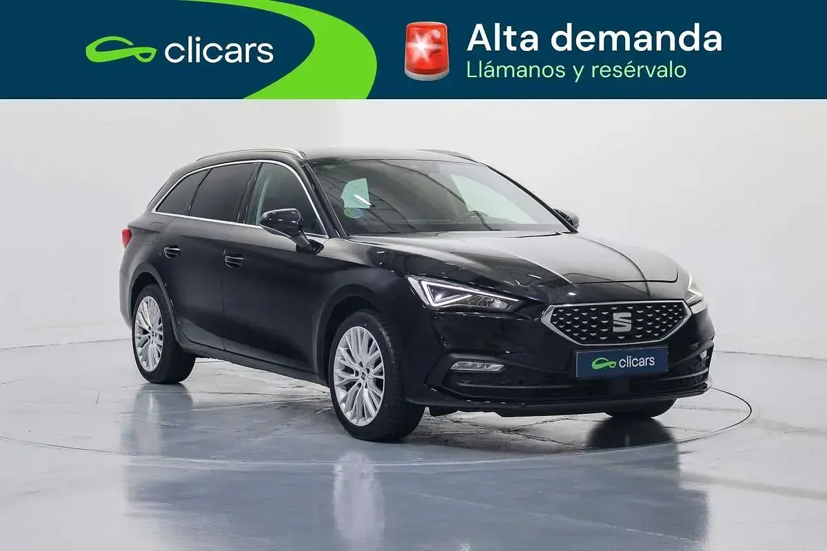 Käytetty Seat Leon ST XCELLENCE 150 HP (110 kW) 2021 Musta Farmari