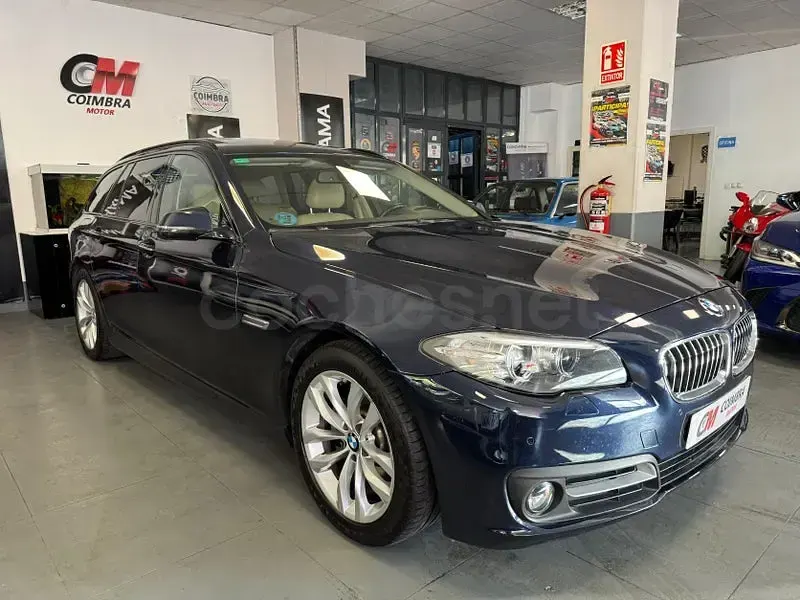 Usado BMW 520 190 CV (139 kW) 2015 Azul Familiar