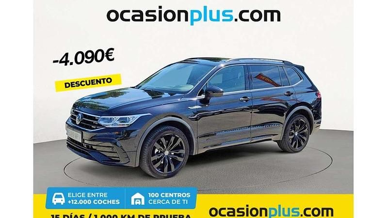 Negro Usado 2024 VW Tiguan Allspace R-line SUV | 38.364 € (Buen precio) - Imagen 1/4