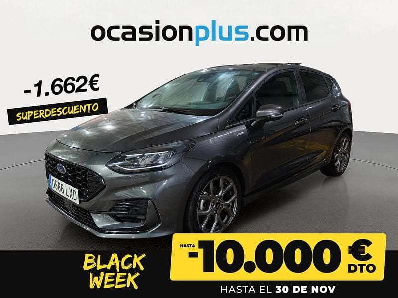 Gris Usado 2022 Ford Fiesta ST-Line Berlina | 18.290 € (Un poco caro) - Imagen 1/4