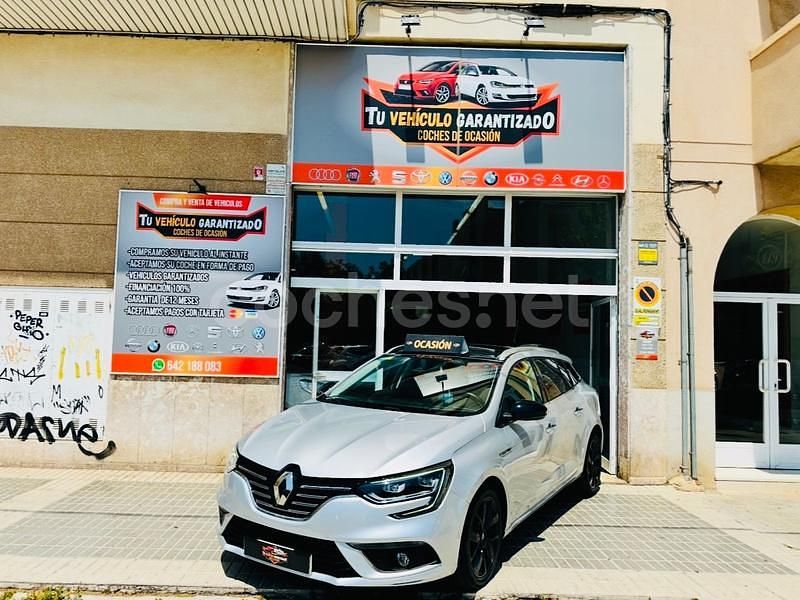 Gris / plata Usado 2017 Renault Mégane GrandTour Bose Edition Familiar | 12.500 € (Precio justo) - Imagen 1/4