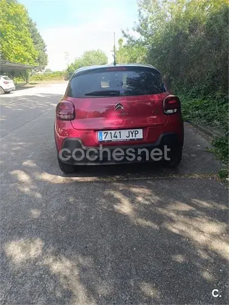 Usado Citroën C3 PureTech 82 CV (60 kW) 2017 Granate Berlina