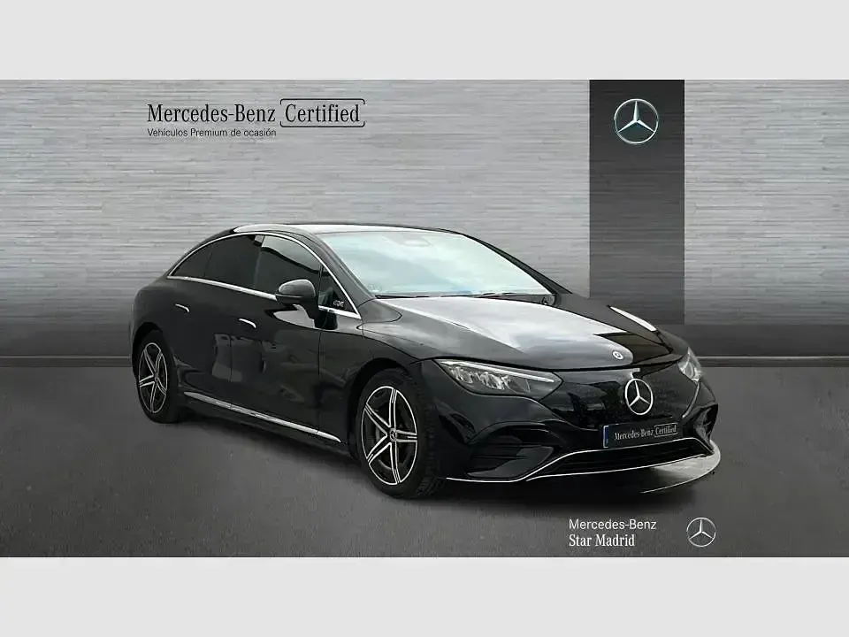 Usado Mercedes EQE350 214 kW (292 CV) 2023 Negro obsidiana Berlina