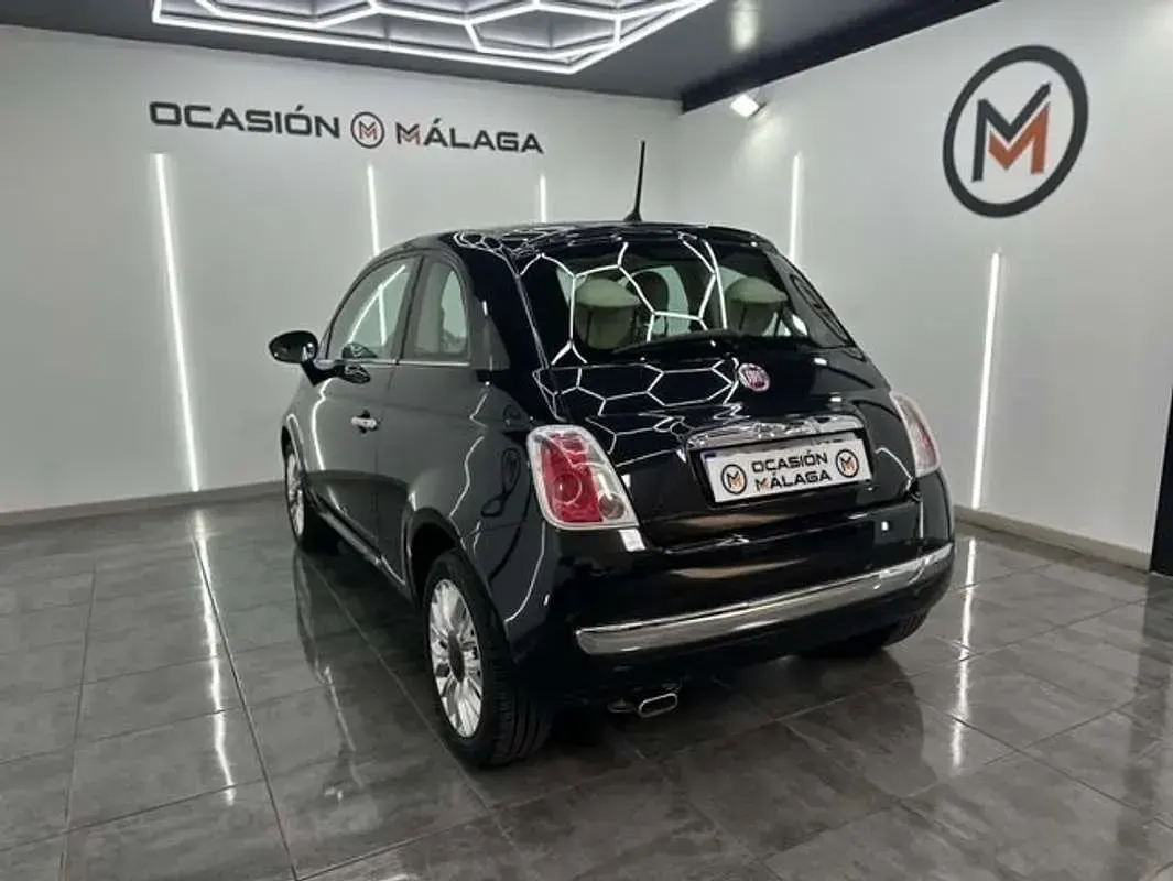 Usado Fiat 500 Lounge 69 CV (50 kW) 2015 Negro Utilitario