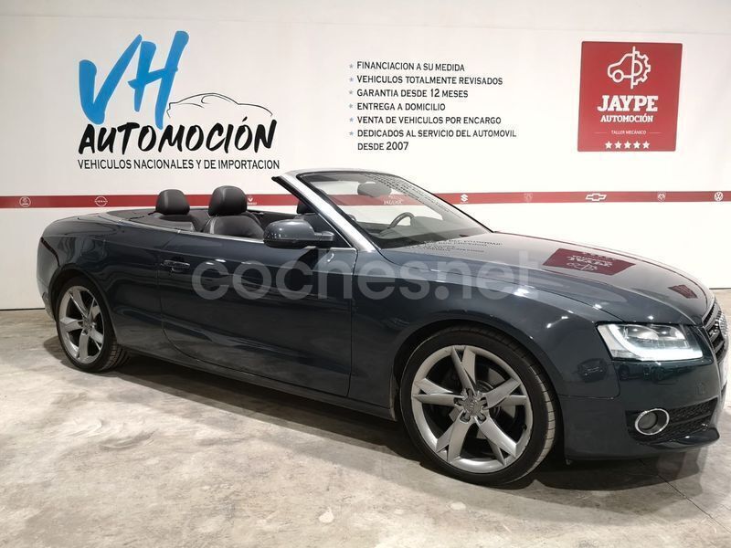 Usado Audi A5 Cabriolet 240 CV (176 kW) 2010 Gris / plata Descapotable